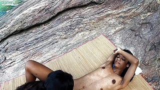 Desi Indian on Nude Beach Live Sex with Paty Bumbum