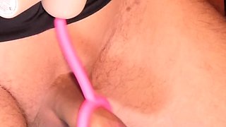 Male Slave is restrained to a Cock Shaking Machine while