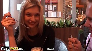 Hot anal fuck in a public toilet scene 1