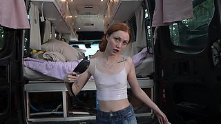 Stepsister shows off new van on her vlog