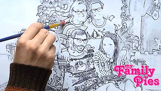 Horny Hottie Stacy Cruz devours Stepbro s Cock for Breakfast by My Family Pies: Porn