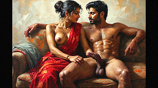 Indian milf fucked in kitchen by her father in law