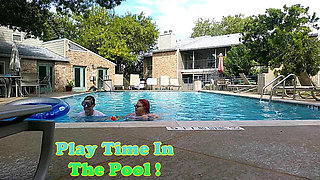 BBW Nurse Vicki Play Time in the Pool with Handsome Harry