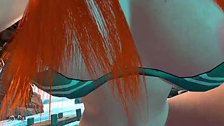 Nami gets wild at the beach - Hot 3D Hentai Fuck with Big Tits & Anal