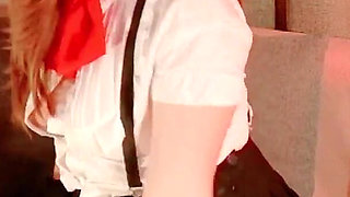 Your Girlfriend Dances and Seduces You in That Anime-style Schoolgirl Uniform