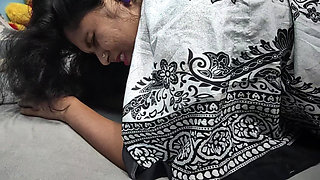 Mallu College Teacher Hot Romantic Hard Fuck in Nighty with Boy in Teacher's Home