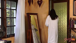 Exciting teen lesbians sex crazy video