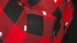 Melove Sexy Butt In Tight Red & Black Pants