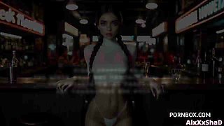 Very Beautiful Waitress Sucks My Cock And I Fuck Her In All Holes And Cum In Her [Ai Generated]