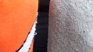 My Stepsister Tries Out What It's Like to Wear Japanese Tabi Socks and Then Plays with Her Feet and Toes