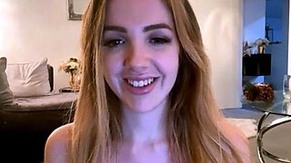 Big boob brunette masturbates on webcam