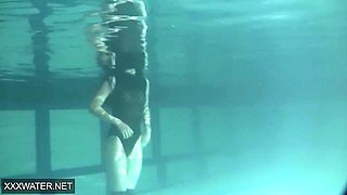 Tight pussy movie with squeaky Sissy and Irina from Underwater Show