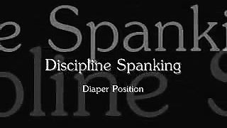 Discipline Spanking:Diaper Position