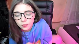 Cute Girl Katya Letova Tries to Stay Quiet While Using Dildo & Vibrator - Solo Masturbation