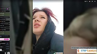 NaughtyKristina Lustful drama at stripTango