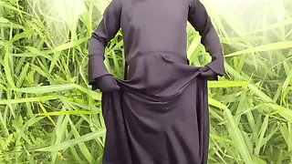 Step-brother-in-law gives a deep massage to his sister-in-law in Hindi action