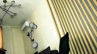 Close up with teen blonde sex doll rubbing her cunt