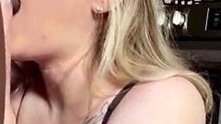 Classy slut interracial big cock blowjob toy and ass fun