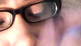 He came on my glasses