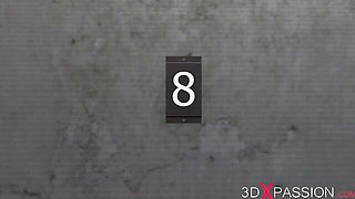 Enticing lady-love - extreme deepthroat clip - 3DXPassion