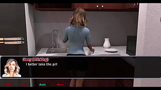The office wife #8 - stacey played with herself in the shower.