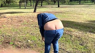 Latin bareback amateur fucked in ass outdoors