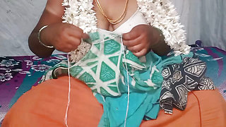 Tamil house wife hot romantic sex in bedroom
