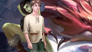 Crazy hentai adventure featuring orcs and youthful fantasies in the big city