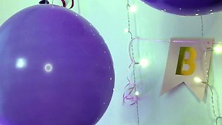 Blonde with Big Boobs Gives Blowjob to Her Dildo on Liv more