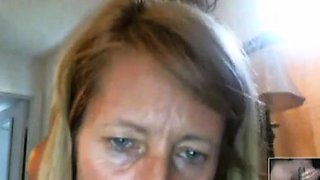 Angel or Demon Busty Blonde Mom on Webcam