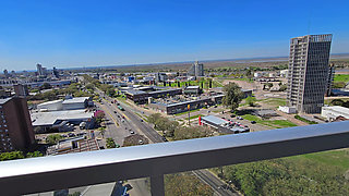 My Husband and I Had Fun in a Rented Apartment, Oral Sex on the Balcony Overlooking the Street, and Sex in the Bedroom.