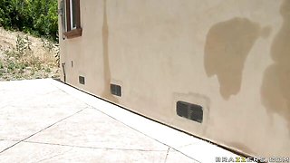 Sweet Danica Dillon and Ashli Orion - doggystyle scene - Brazzers Exxtra