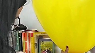 Marianna Tries to Inflate Her Square Balloon Without Bursting It