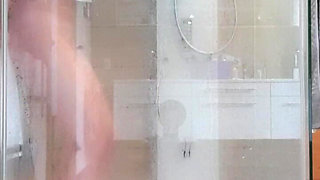 MILF Having Orgasms While Taking a Shower