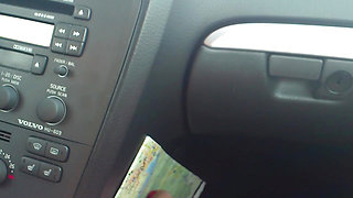 Soaked & Horny - I Finger Myself Hard While My Husband Drives!