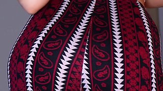 Pee and Dildo Riding on the Mirror 4K