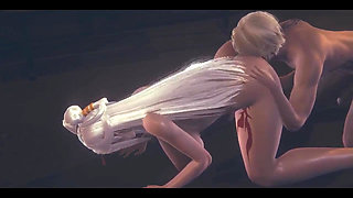 Genshin Impact Hentai - Ningguang Blowjob and Cunnilingus Uncensored - Japanese Asian Manga Anime Game Porn