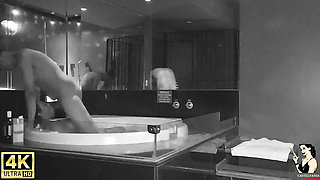 Boss Fucking Employee in the Pool and Filming Everything