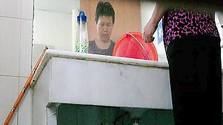 Toilet voyeur video of Asian girl pissing in restaurant