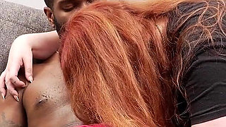 Camera 1: Redhead Aussie BBW Loved Sucking His Nipples & Jerking Him off!!