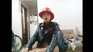 Vintage skinny blonde tattoo girl Circusfreak18 gets off with her toys