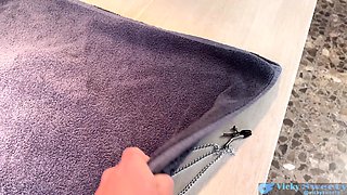 BDSM - I’m Punished Like a True Sub - Full Face - Piss Humiliation, Crop Spanking & Electroshock on My Ass