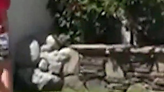 Big Tit Redhead Plays with BBC