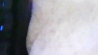 Slurping Squelchy Glass Toy Fucking in Crotchless Stockings