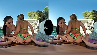 Hollywood Girls Fantasy Harem Special; Jav Threesome White Girls Pool