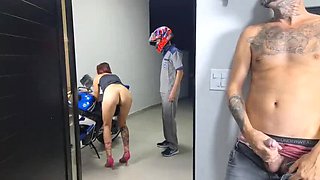 Naughty Redhead Wife Fucks Delivery Boy in 4K - Hot Cheating Cuckold Action!