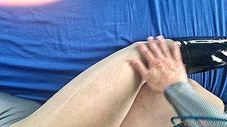 POV Elena Clark Zentai Catwomen Masturbation