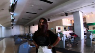 Bowling and blowjob from Thai MILF GF