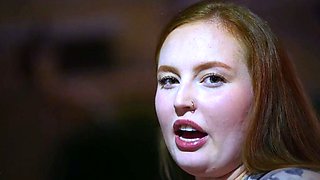 Amateur redhead mom in heels real solo