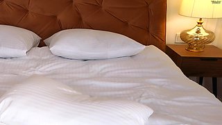 Brunette Bombshell's Live Chat Seduction in a Sensual Frenzy